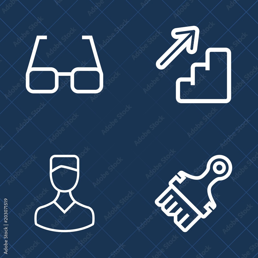 Premium set of outline vector icons. Such as social, people, exit, collection, user, step, optical, black, vision, sign, lens, upstairs, border, eyeglasses, spectacles, grunge, frame, downstairs, eye Premium set of outline vector icons. Such as social, people, exit, collection, user, step, optical, black, vision, sign, lens, upstairs, border, eyeglasses, spectacles, grunge, frame, downstairs, eye