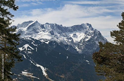 Alpenkulisse Zugspitze