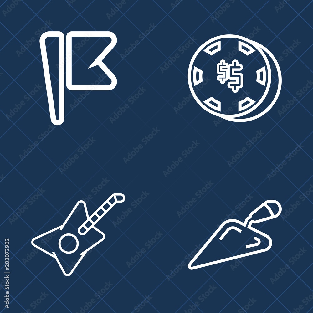 Premium set of outline vector icons. Such as instrument, work, red, music, leisure, black, patriot, game, equipment, risk, hammer, banner, musician, jazz, vegas, national, sound, construction, country Premium set of outline vector icons. Such as instrument, work, red, music, leisure, black, patriot, game, equipment, risk, hammer, banner, musician, jazz, vegas, national, sound, construction, country