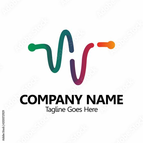 Pulse Logo Vector Design Template