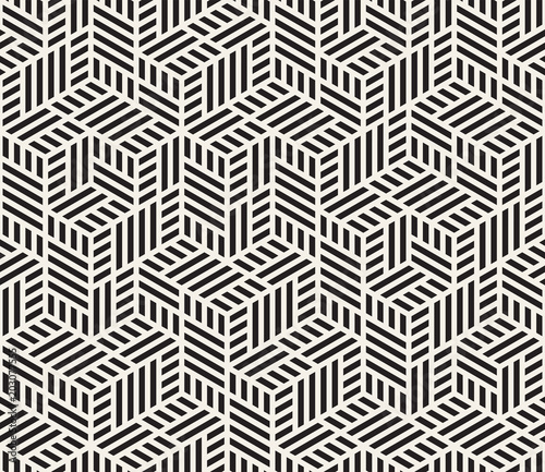 Vector seamless pattern. Modern stylish abstract texture. Repeating geometric tiles