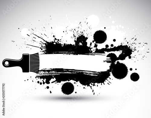 Art drawn funky vector illu...