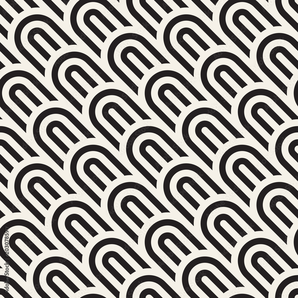 Vector seamless lines mosaic pattern. Modern stylish abstract texture. Repeating geometric tiles Vector seamless lines mosaic pattern. Modern stylish abstract texture. Repeating geometric tiles
