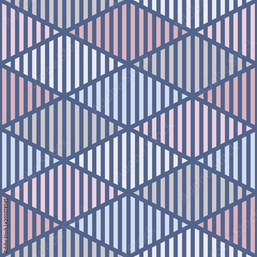 Wallpaper Mural Seamless pattern with hatched diamonds. Scale wallpaper. Rhombuses and lozenges motif. Repeated geometric figures Torontodigital.ca