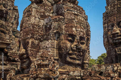 The many-faced temple Bayon.