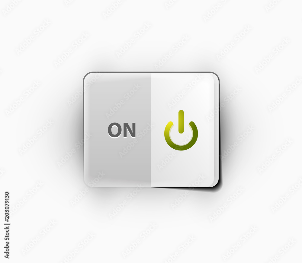 Power button technology logo, digital art techno concept, on off icon Power button technology logo, digital art techno concept, on off icon