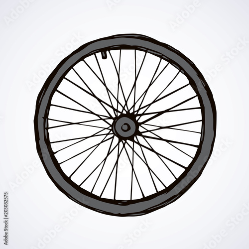 Tire. Vector drawing
