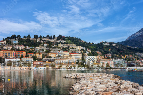 Menton Town on French Riviera in France © Artur Bogacki