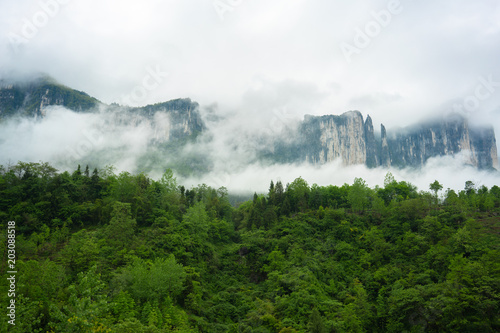 Mufu Grand canyon in Enshi Hubei China © Keitma
