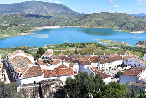 Spain, Andalucia, Cadiz province, Zahara de la Sierra, Sierra de Grazalema Natural Parc, Zahara El Gastor lake