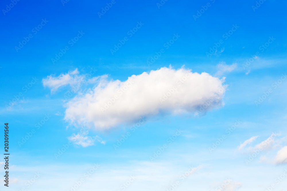 blue sky with cloud