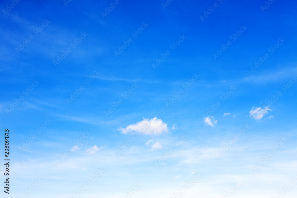 blue sky with cloud