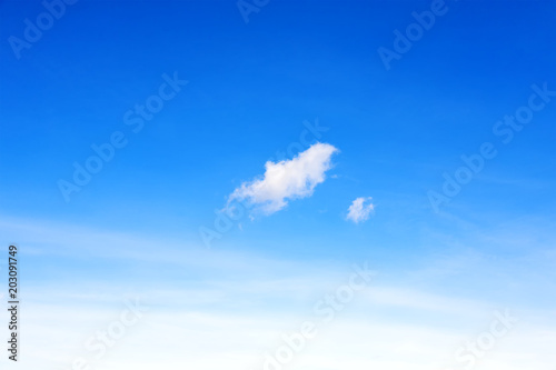 blue sky with cloud