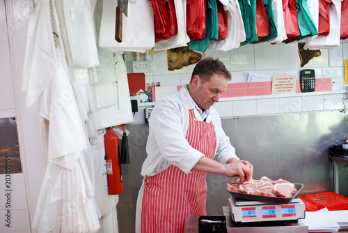 Portrait of a butcher 