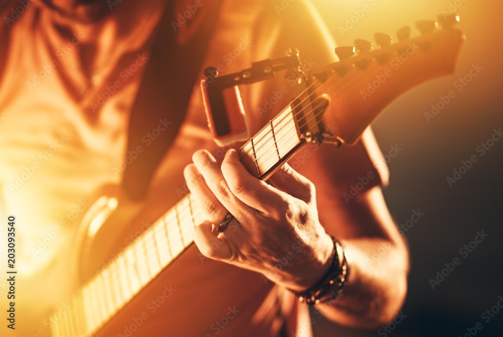 Fototapeta premium Instrumental Rock Playing