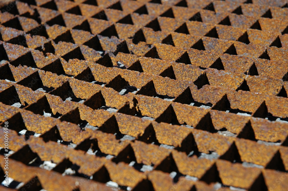 Metal rusted mesh 4 Metal rusted mesh 4