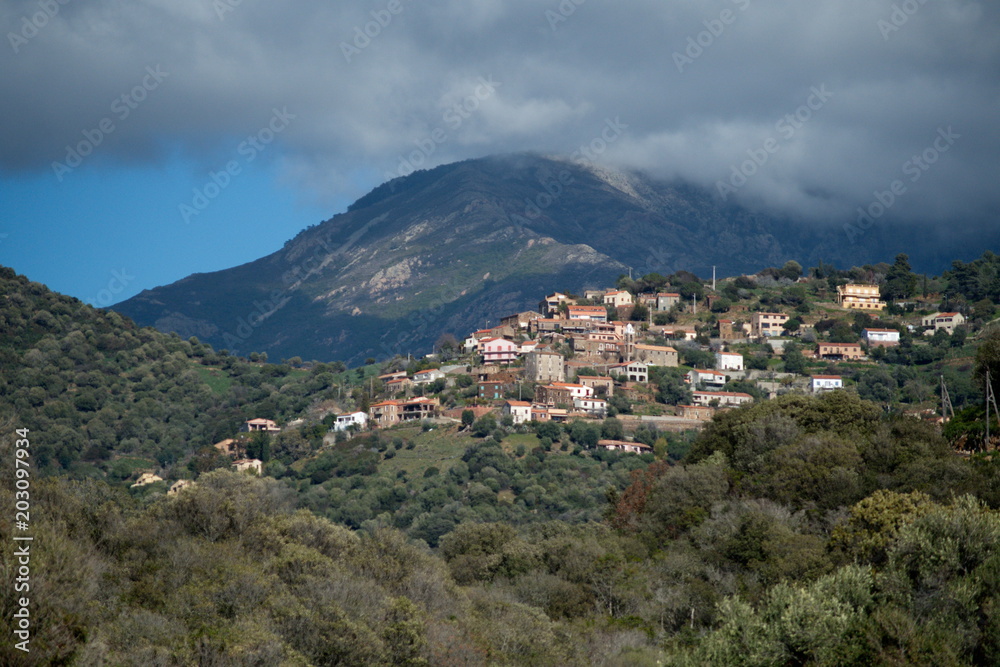Corsican Mountain Village