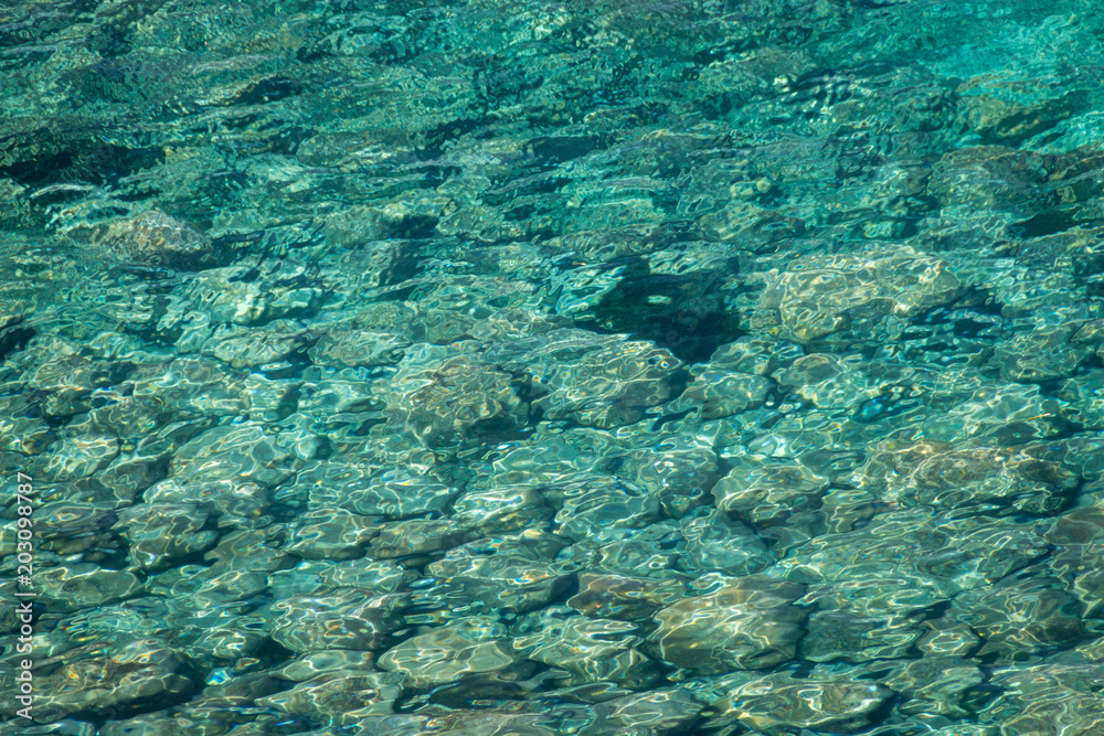 Fototapeta premium Emerald sea water background