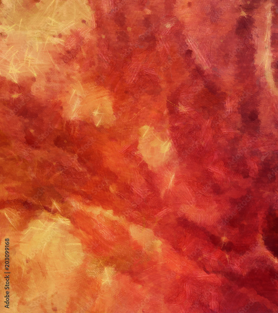Detailed close-up grunge abstract background. Dry brush strokes hand drawn oil painting on canvas texture. Creative pattern for graphic work, web design or wallpaper.  Can be use as vintage print.