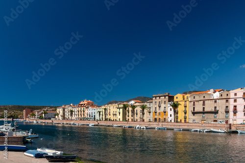 Waterfront in Bosa, Italy