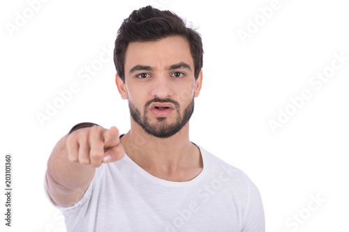 shocked man