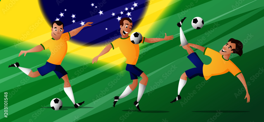 Brazilian Soccer Teams Stock Illustrations – 36 Brazilian Soccer Teams  Stock Illustrations, Vectors & Clipart - Dreamstime