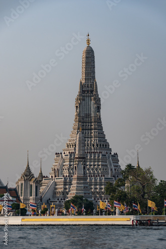 Canvas Print central tower of temple Wat Chaeng bangkok thailand