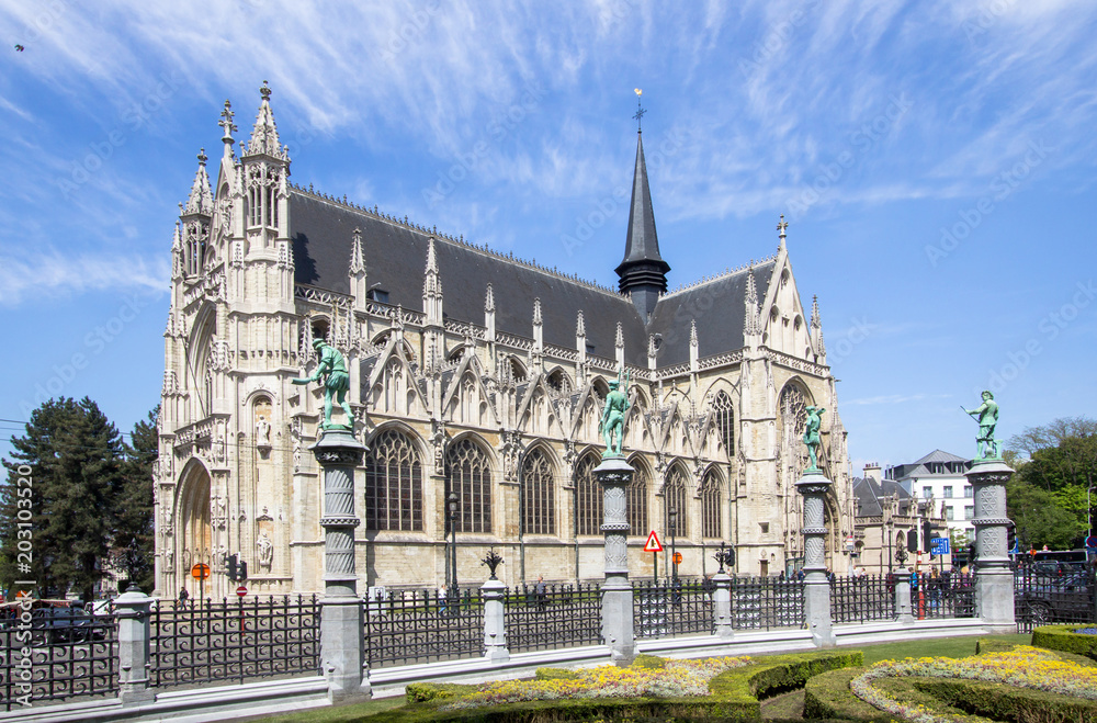 Church of Our Blessed Lady of the Sablon in Brussel, Belgium