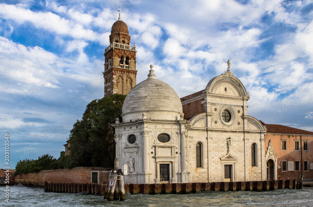 San Michele church in Isola on island of San Michele in  Venice
