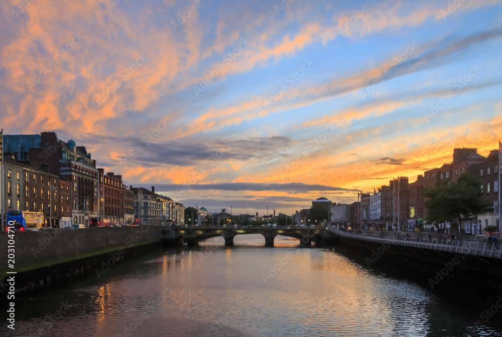 Sunset Dublin