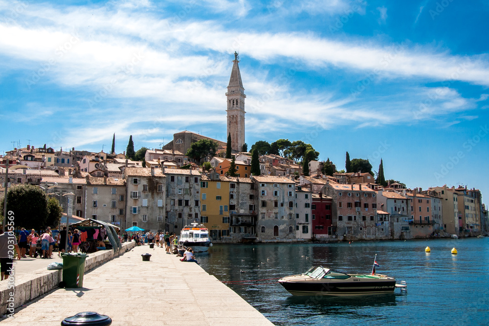 Fototapeta premium Blick auf die Altstadt von Rovinj