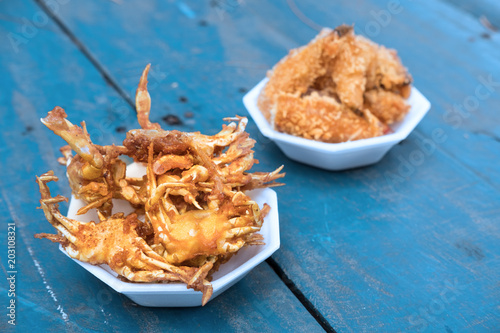 fried crabs