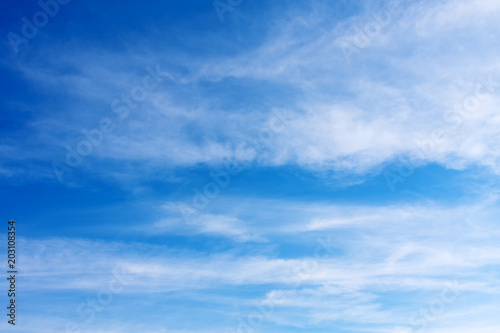 Blue sky with clouds