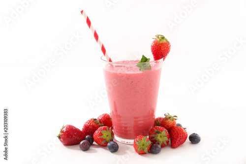 smoothie fruit or milkshake