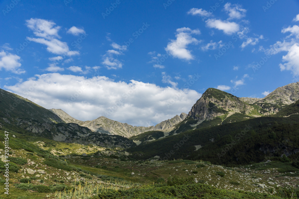 Amazing Landscape of Yalovarnika  peaks and Begovitsa River Valley, Pirin Mountain, Bulgaria