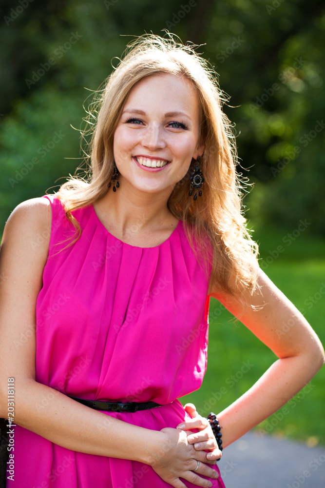 Portrait close up of young beautiful blonde woman Portrait close up of young beautiful blonde woman