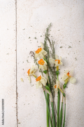 Fototapeta Naklejka Na Ścianę i Meble -  bouquet of dried flowers