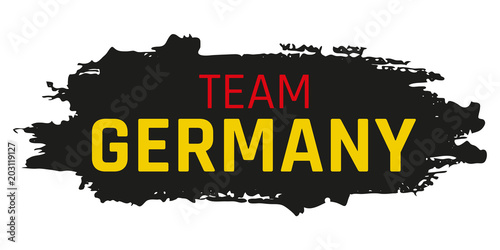 Grunge Button "Team Germany"