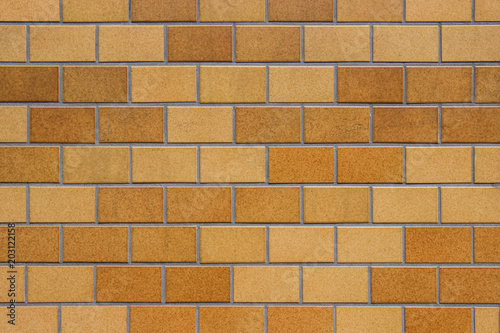 Modern brown brick wall background for design and decoration interior and exterior.