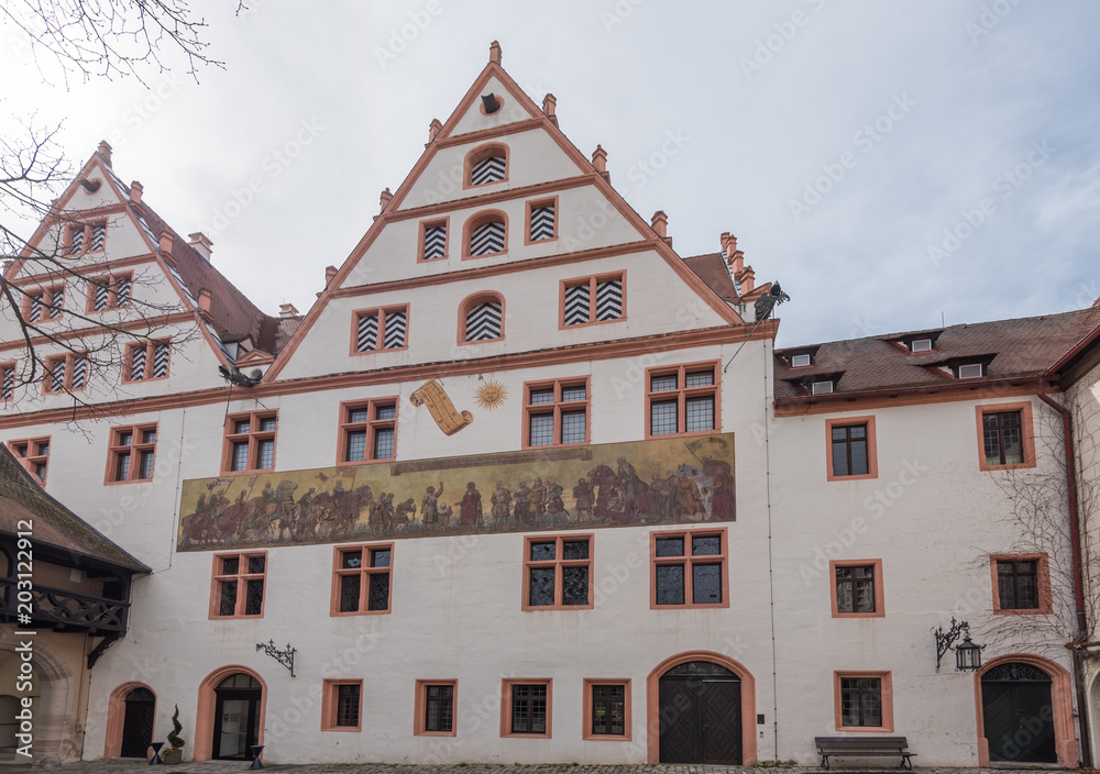Schloss Ratibor Roth, Innenhof