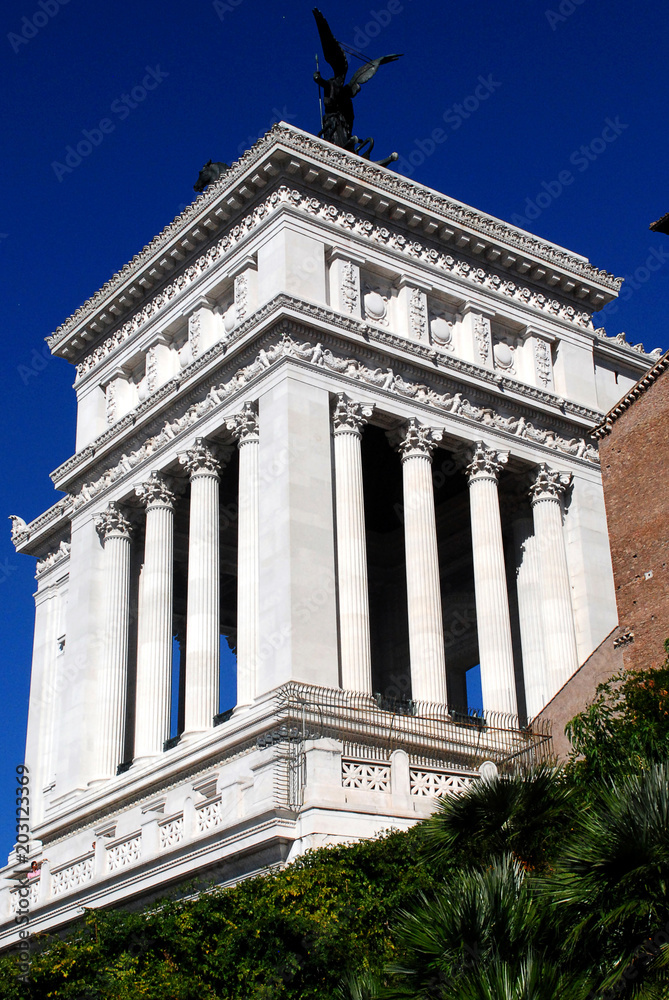 National Monument to Victor Emmanuel II, located in Rome, Italy National Monument to Victor Emmanuel II, located in Rome, Italy