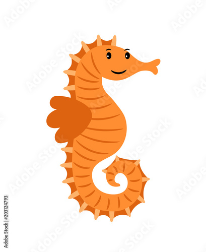 Sea horse marine animal