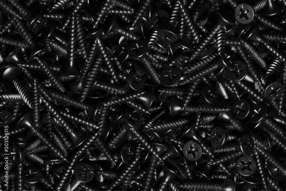 Background texture with screws. Roofing screws. Background texture with screws. Roofing screws.