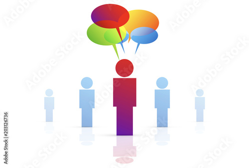 discussione, leader, conferenza, parlare, dialogo, 