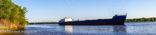 Cargo river barge