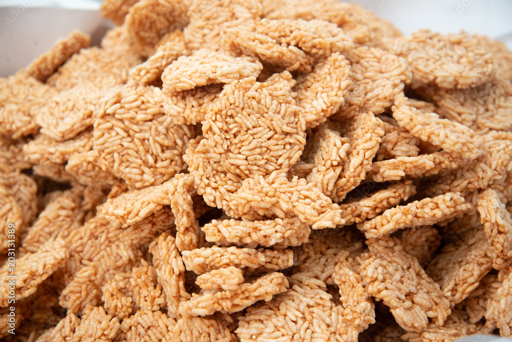 Thai rice cracker Thai rice cracker