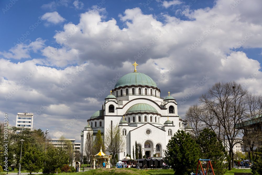 Church of Saint Sava in Belgrade, Serbia.