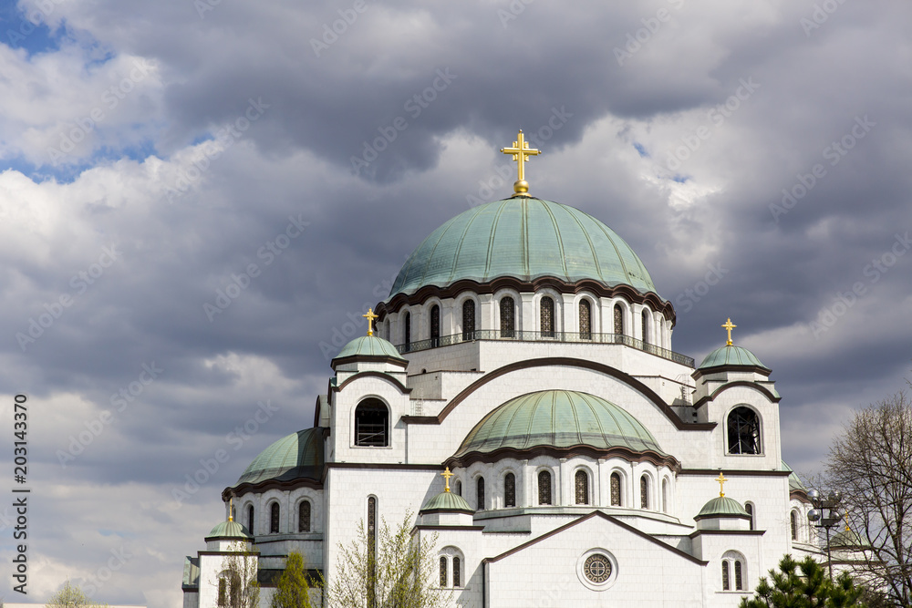 Church of Saint Sava in Belgrade, Serbia.