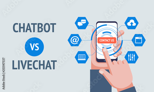 Chatbot VS Livechat photo