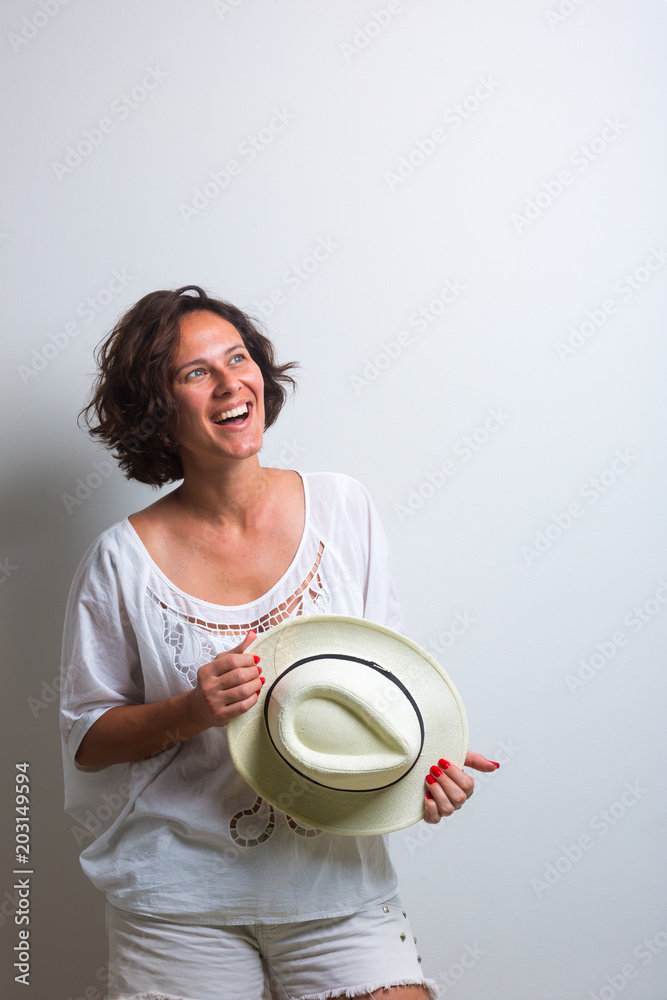 White hat girl White hat girl